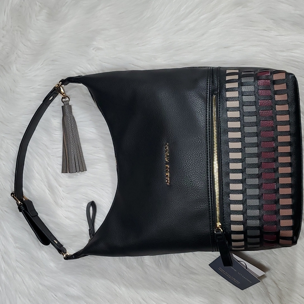 HP - Adrienne Vittadini black satchel bag